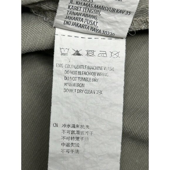 Cotton On Utility Surplus Jacket Mens Medium Harajuku Field Jacket Cargo Skull - Picture 7 of 12